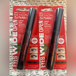 Revlon So Fierce Lifted Volume Mascara Black NEW x2